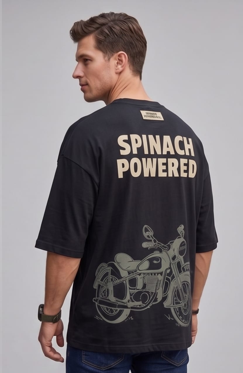 Popeye “Spinach Powered” Oversized T-Shirt
