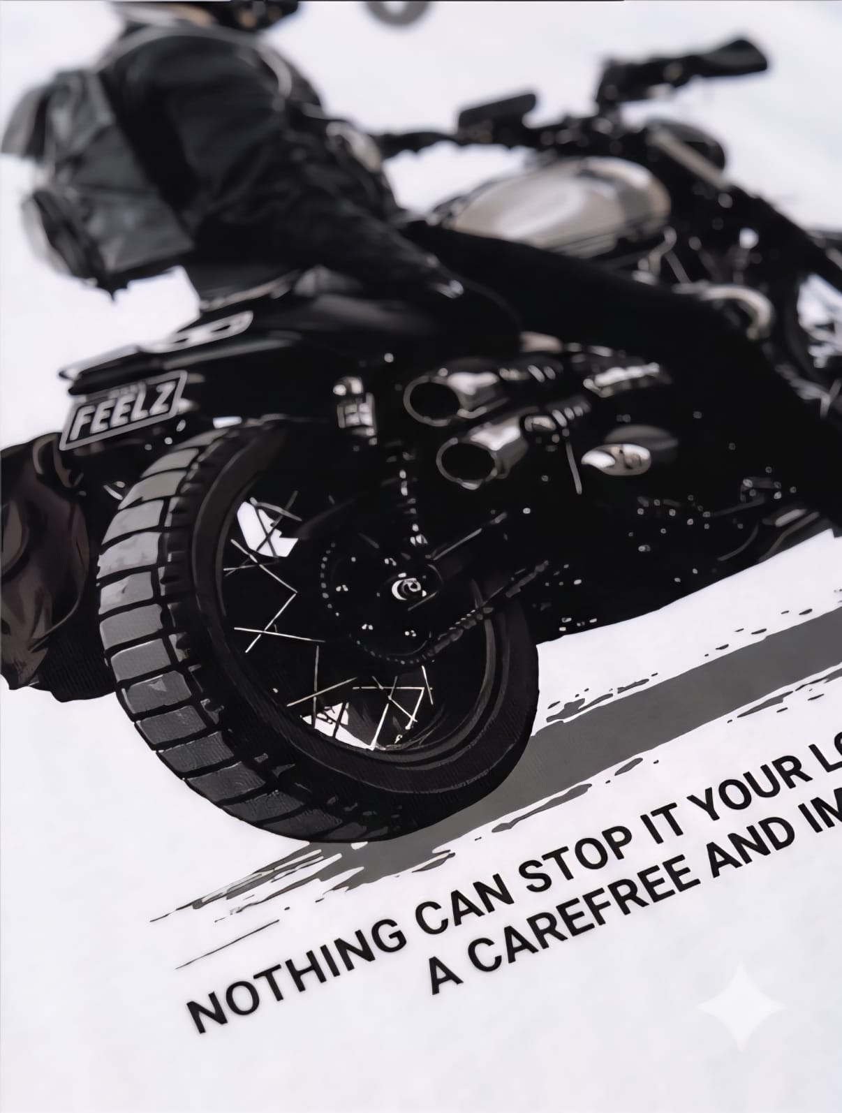 Motorcycle Oversized T-Shirt