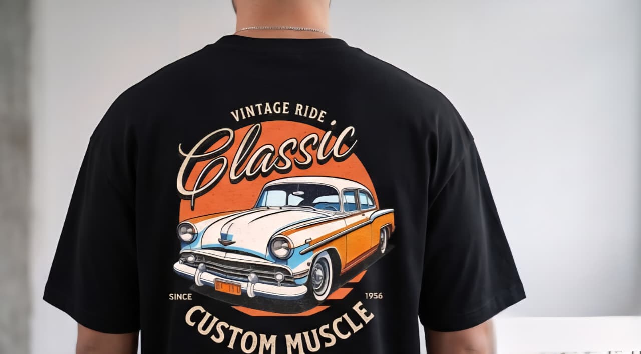Classic Vintage Ride Oversized